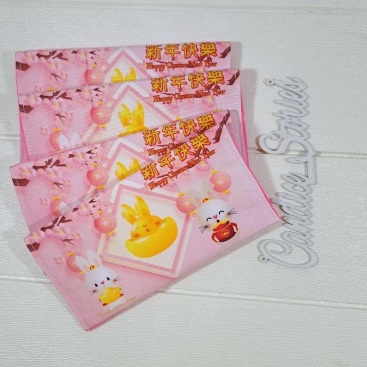 

[A-A8A ㊛] Angpao imlek, angpao kain, angpao imlek 2023, angpao rabbit, angpao kelinci, imlek, bunny-super keren