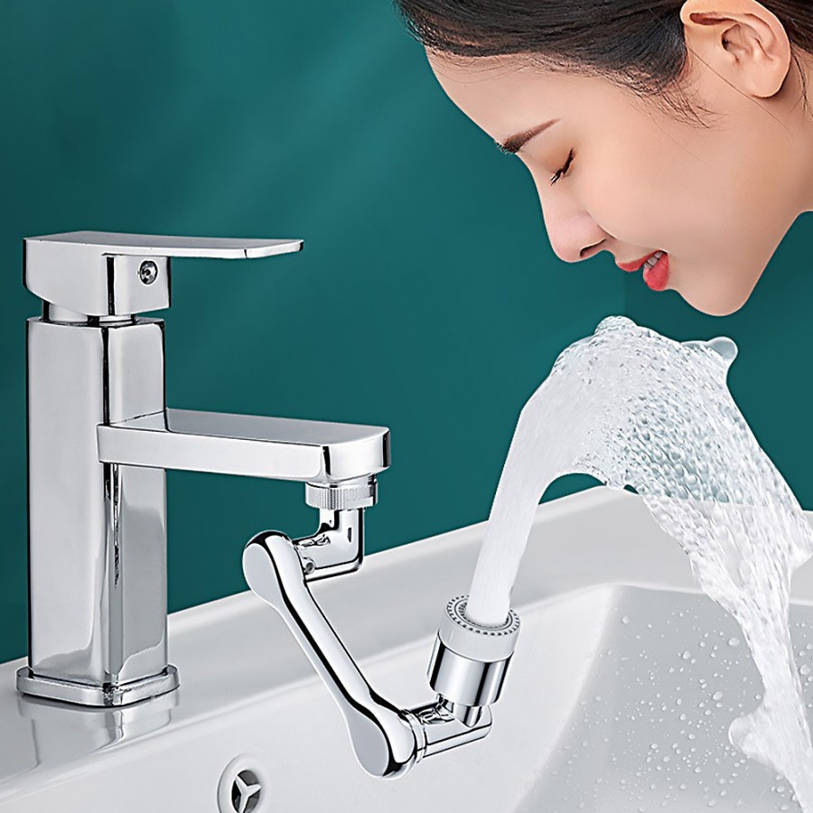 Sambungan Kepala Keran Splash Faucet Filter 360° Kran Washtafel