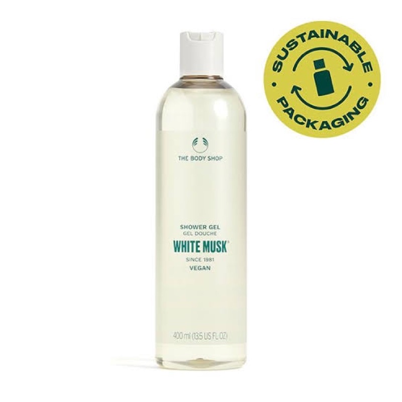 The Body Shop “WHITE MUSK” Shower Gel 250ml (Kemasan VEGAN)