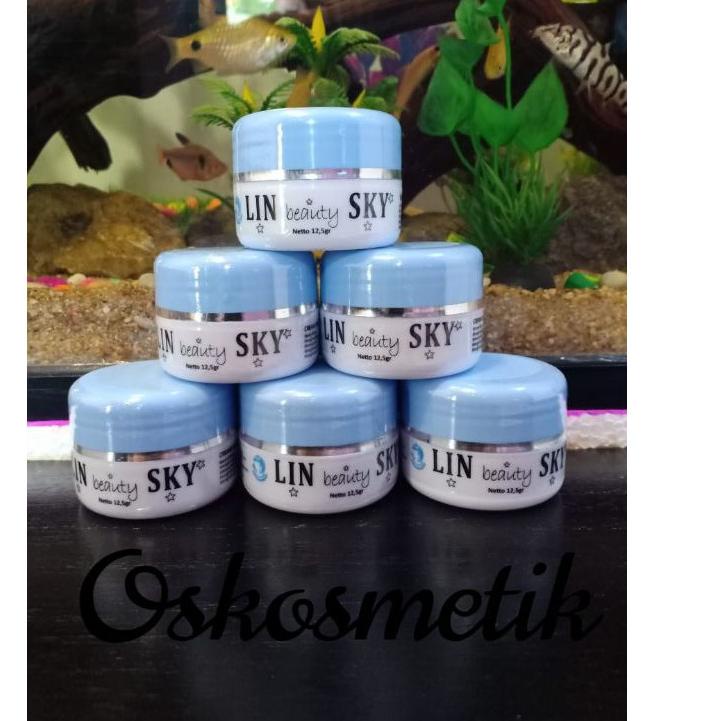 ((I-8-O ✓> LIN BEAUTY SKY PROMO FEBRUARI CREAM KEMASAN BARU CREAM LINSKY ORIGINAL BERSEGEL siap diki