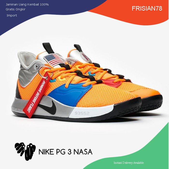 NIKE PG3 NASA Premium Quality terlaris