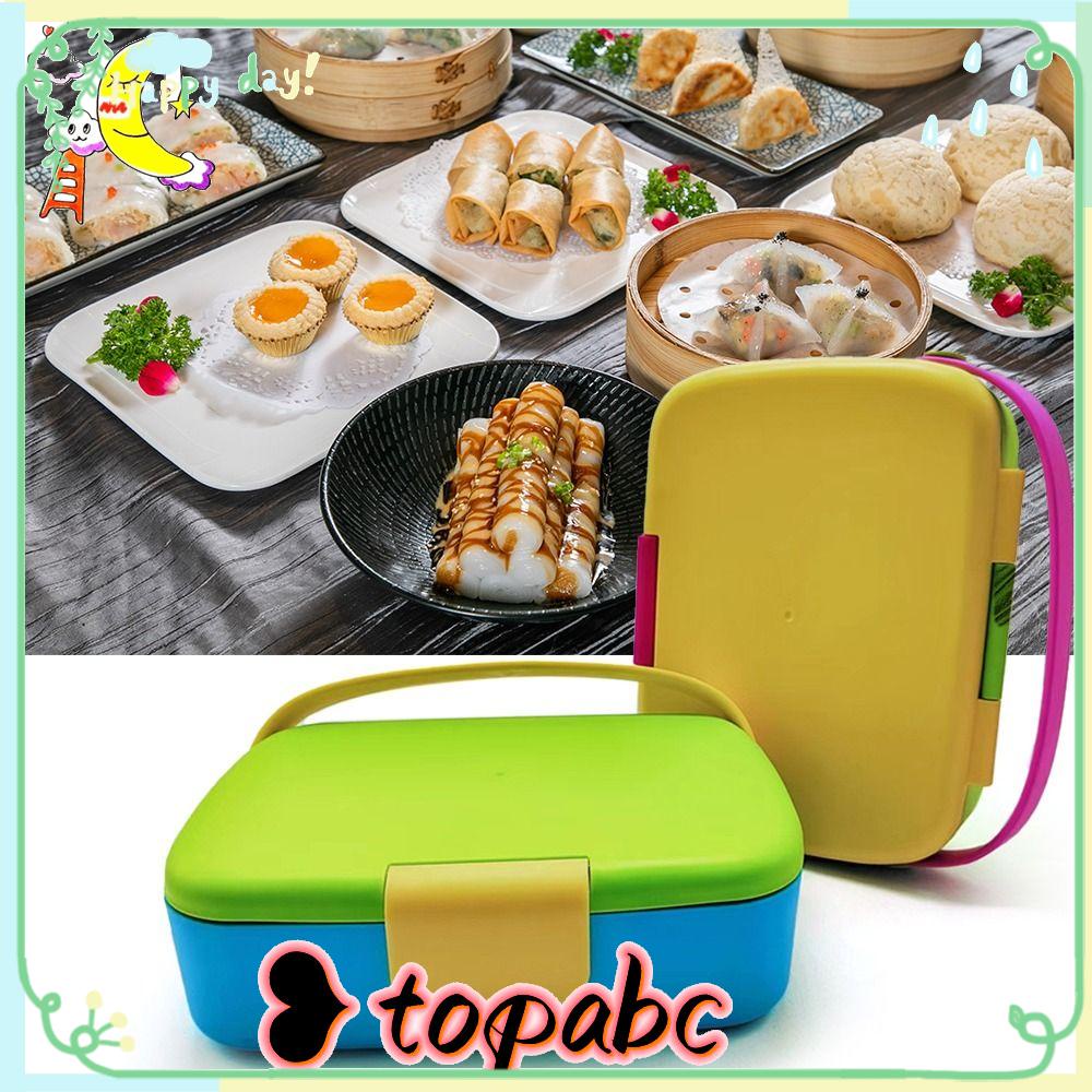 Top Lunch Box Microwavable 1200ml Untuk Pelajar Pekerja Kantor Wadah Makanan