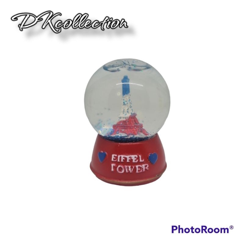 Souvenir Snowball paris perancis snow globe paris