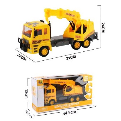 Mainan Mobil Engineering 34 cm Friction/JS598-24 Car Mainan Anak Belofty Toys