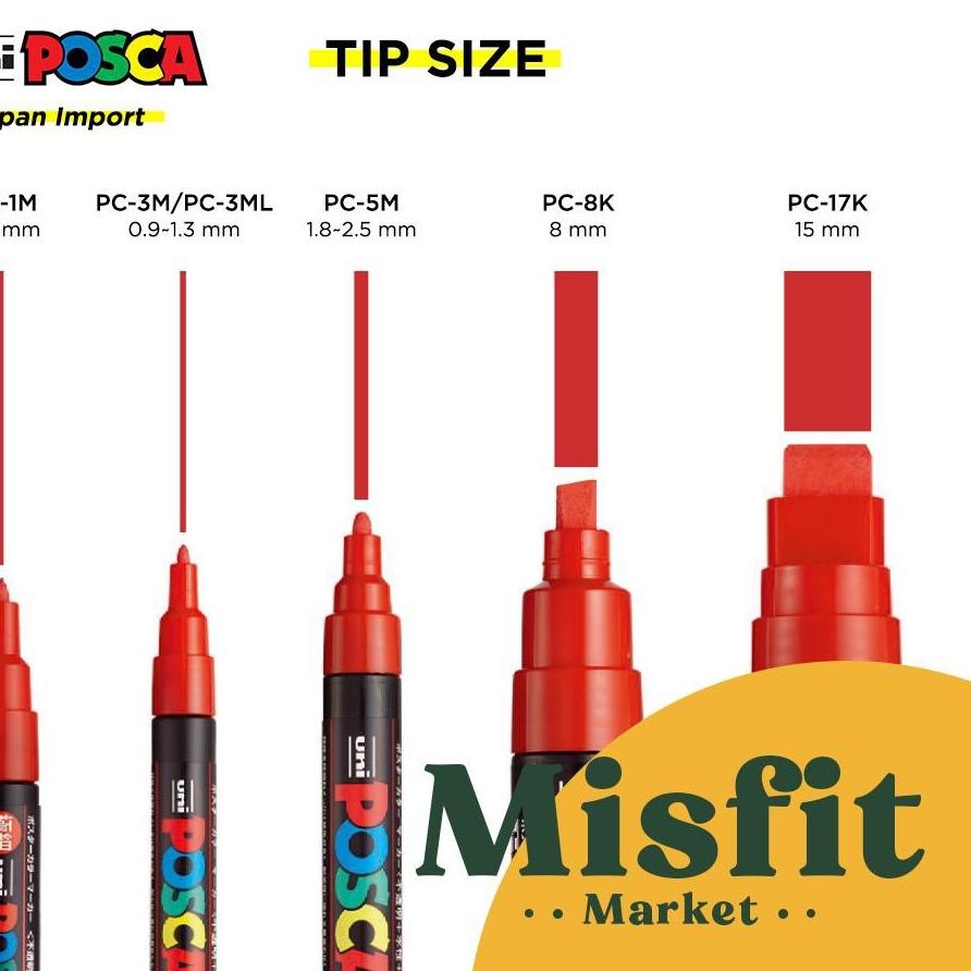 

Big Saleダ UNI POSCA PC-3M Paint Marker Fine Point PC3M ..