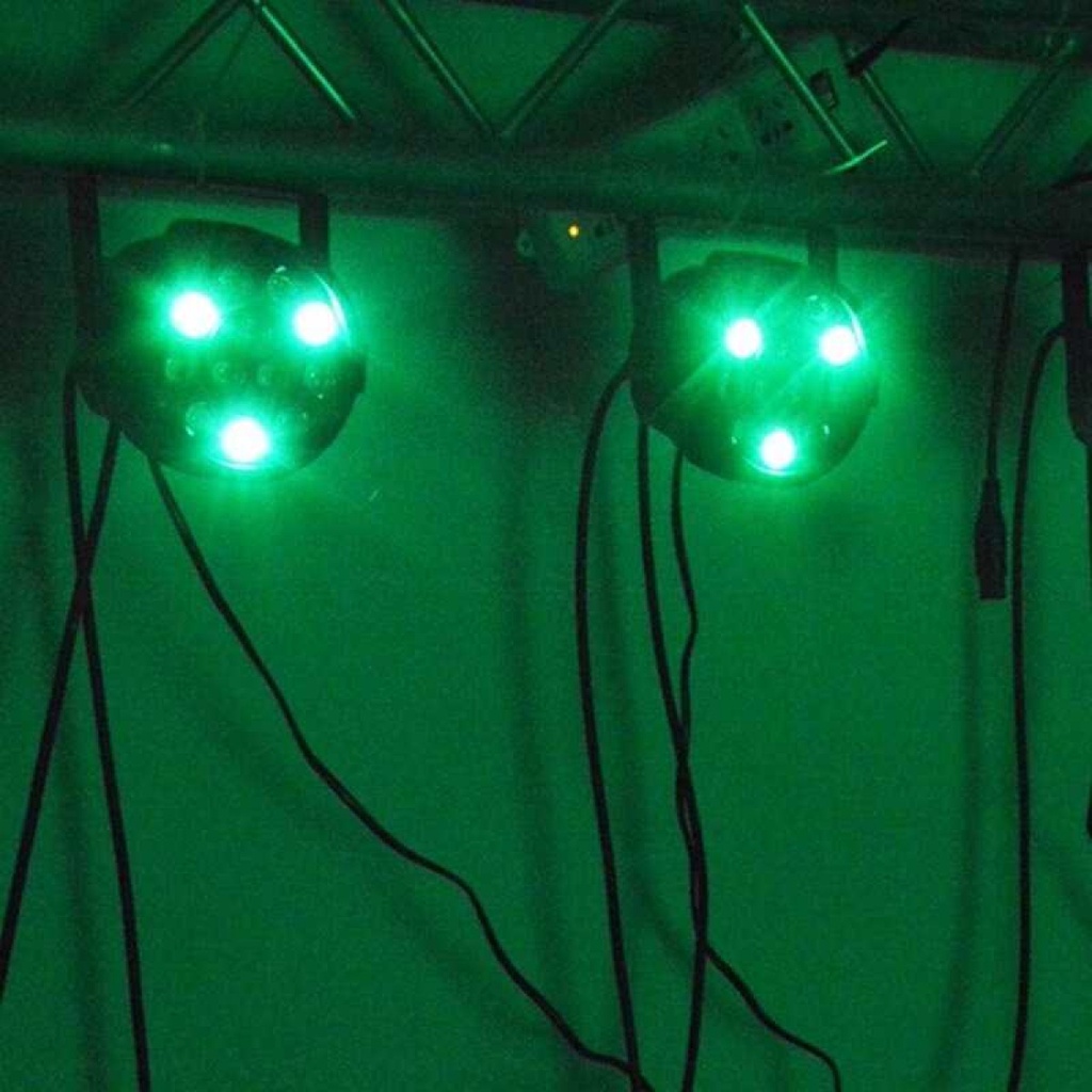 KUMASTB Lampu Sorot LED RGB Disko Party DMX 12W 12 LED Remote Control