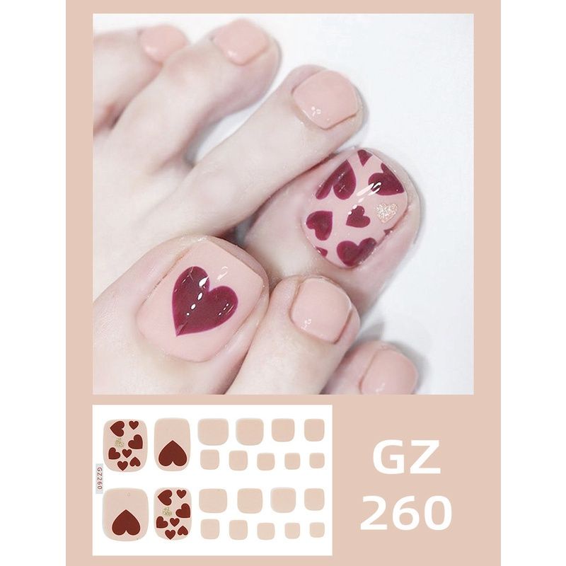 Stiker Kuku Kaki Nail Art Sticker Super Lucu