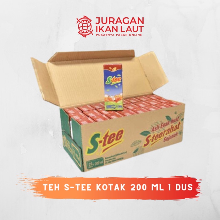 

Minuman Teh S-Tee Kotak 200 Ml- Isi 24 Pcs