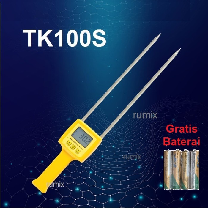 Tk100S Grain Moisture Meter Pengukur Kadar Air Biji/Bubuk Kelembaban #Original