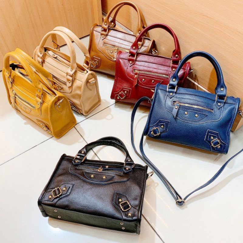 Balenciaga bag - tas kulit garut wanita