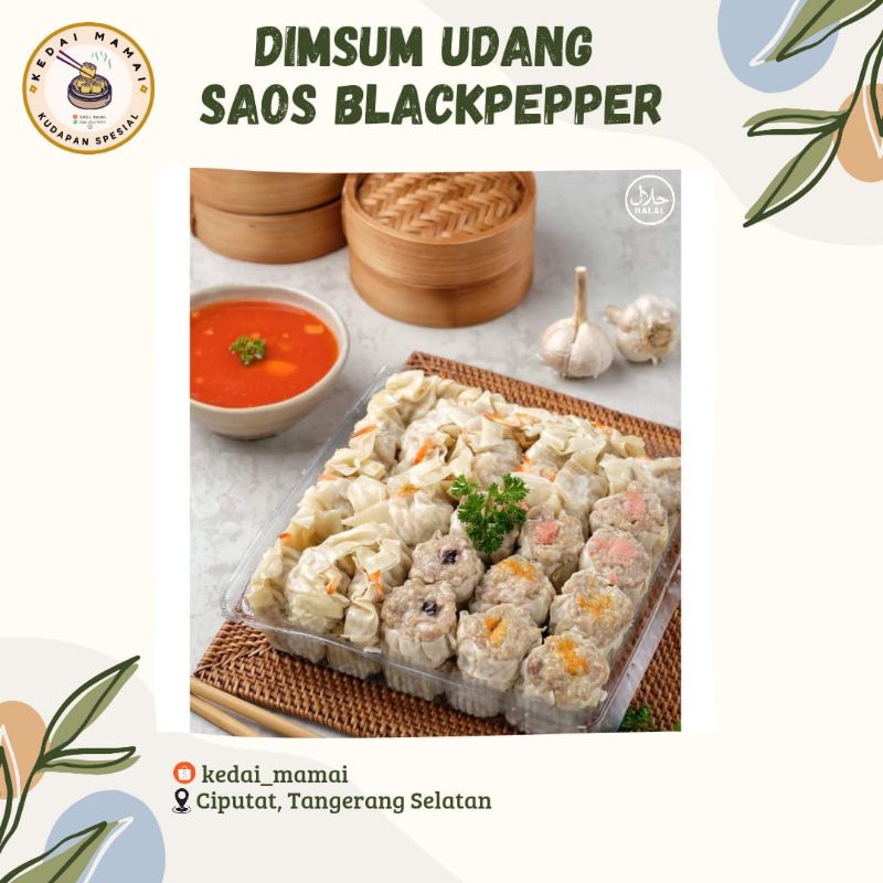 

Dimsum Udang Saus Lada Hitam