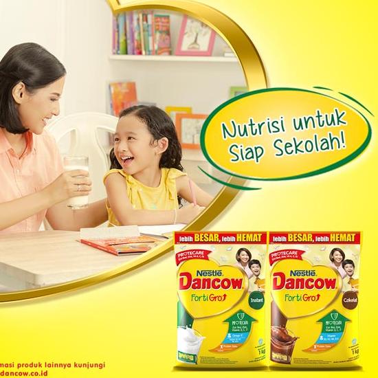 

イ DANCOW Fortigro Susu Bubuk Susu Anak Instant Pouch 1kg ブ