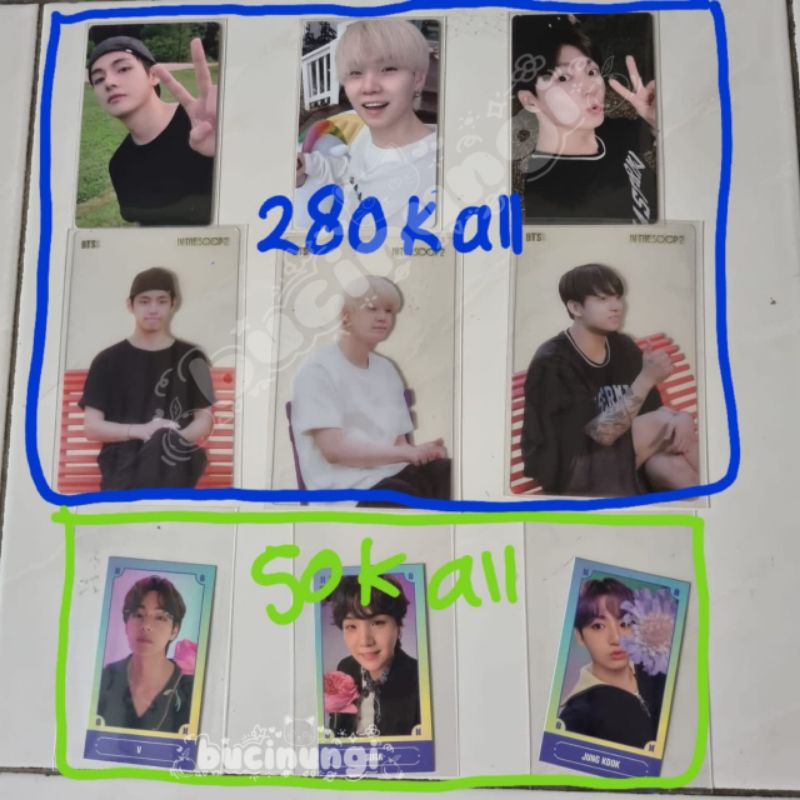 PC PHOTOCARD ITS 2 IN THE SOOP 2 4 CUTS LITTLE WISHES TAEHYUNG V SUGA YOONGI JUNGKOOK SET D2 FESTA