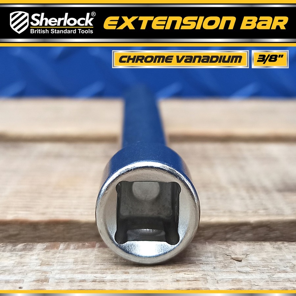 Extension Bar 3/8 &quot; Sherlock Sambungan Kunci Sok 3/8 &quot; Drive x 6 inch