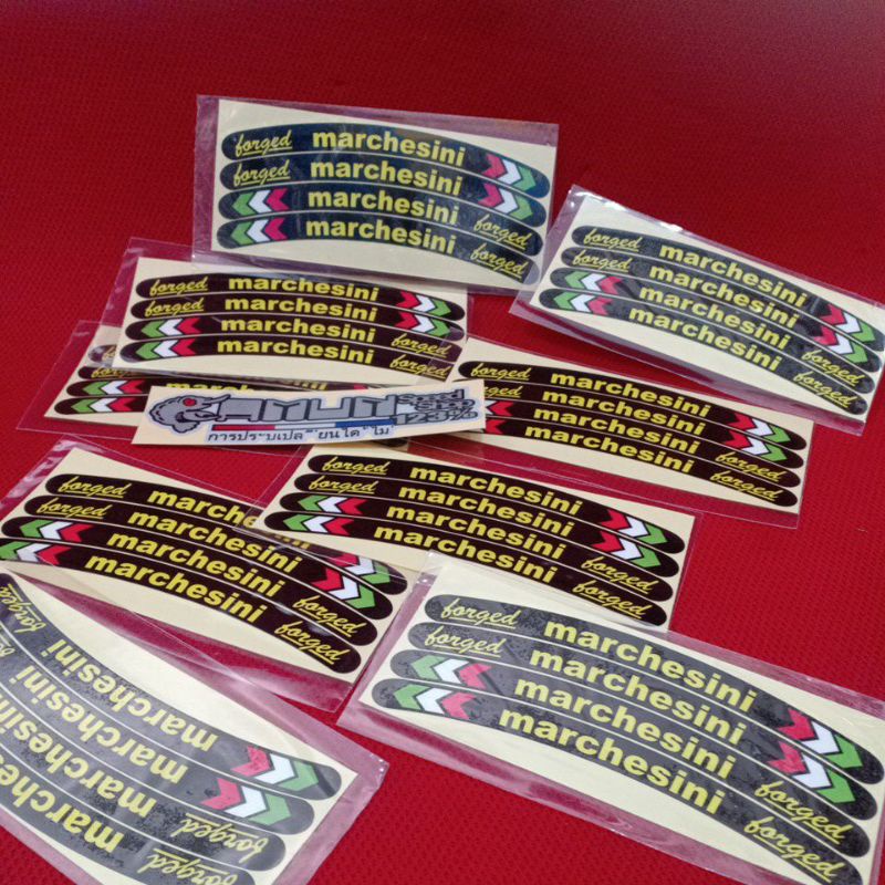 STICKER STIKER MARCHESINI STICKER VELG MARCHESINI