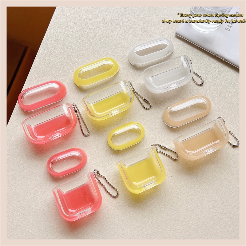 Airpods Jelly Cair TPU Keras Dan Transparan1 2 3 Wireless Earmuff Pro Pelindung Case