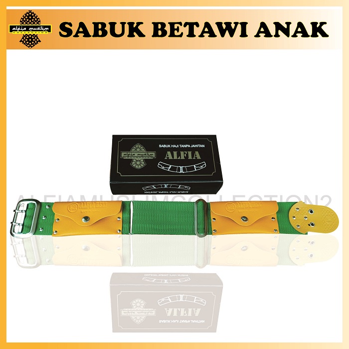 Sabuk haji anak anak sabuk betawi / Sabuk  / Belt Haji / Sabuk Betawi / Sabuk Silat / Sabuk Haji / Sabuk Alfia