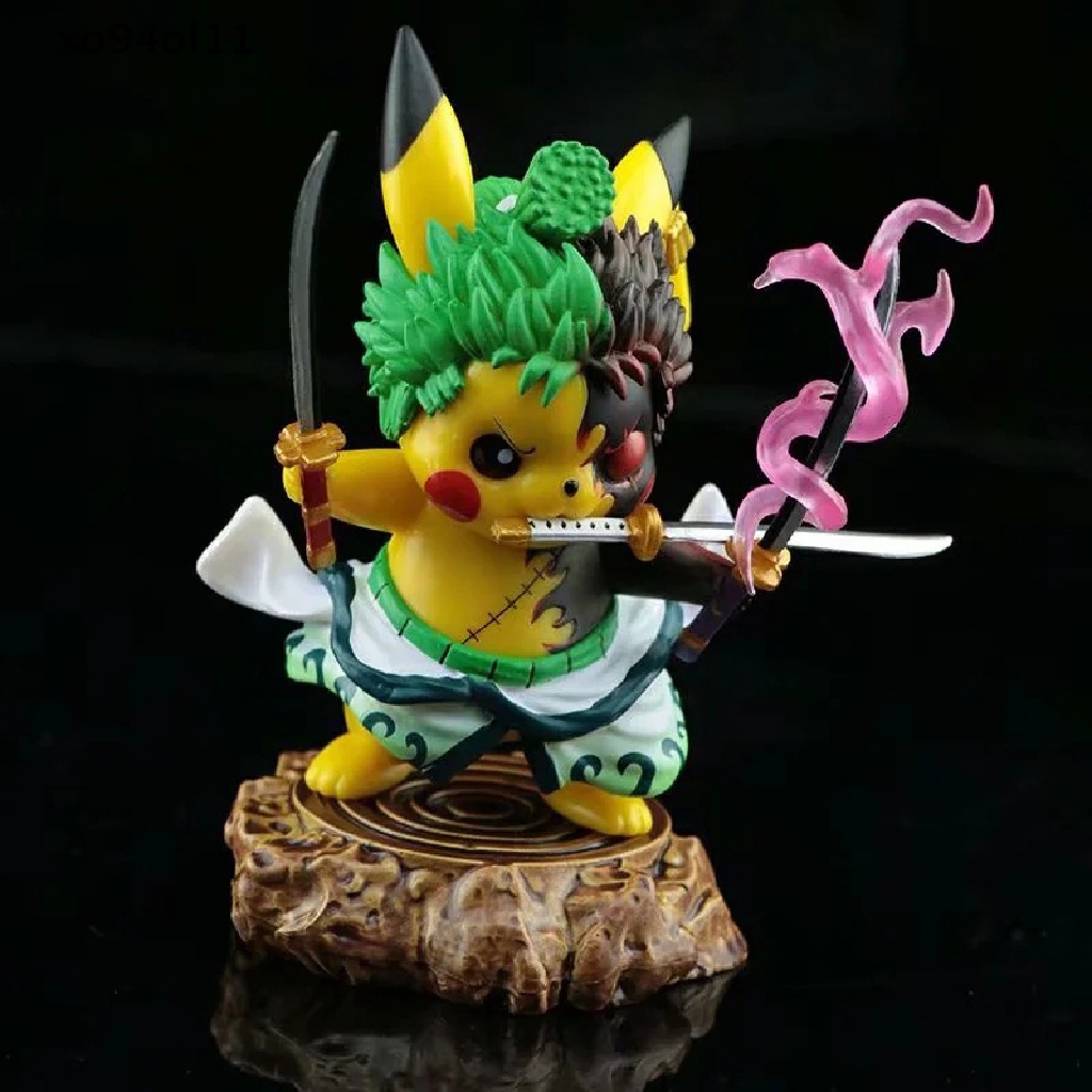 Xo Anime Pokemon Pikachu Cosplay Roronoa Zoro ONE PIECE GK Collection Hadiah Ulang Tahun OL