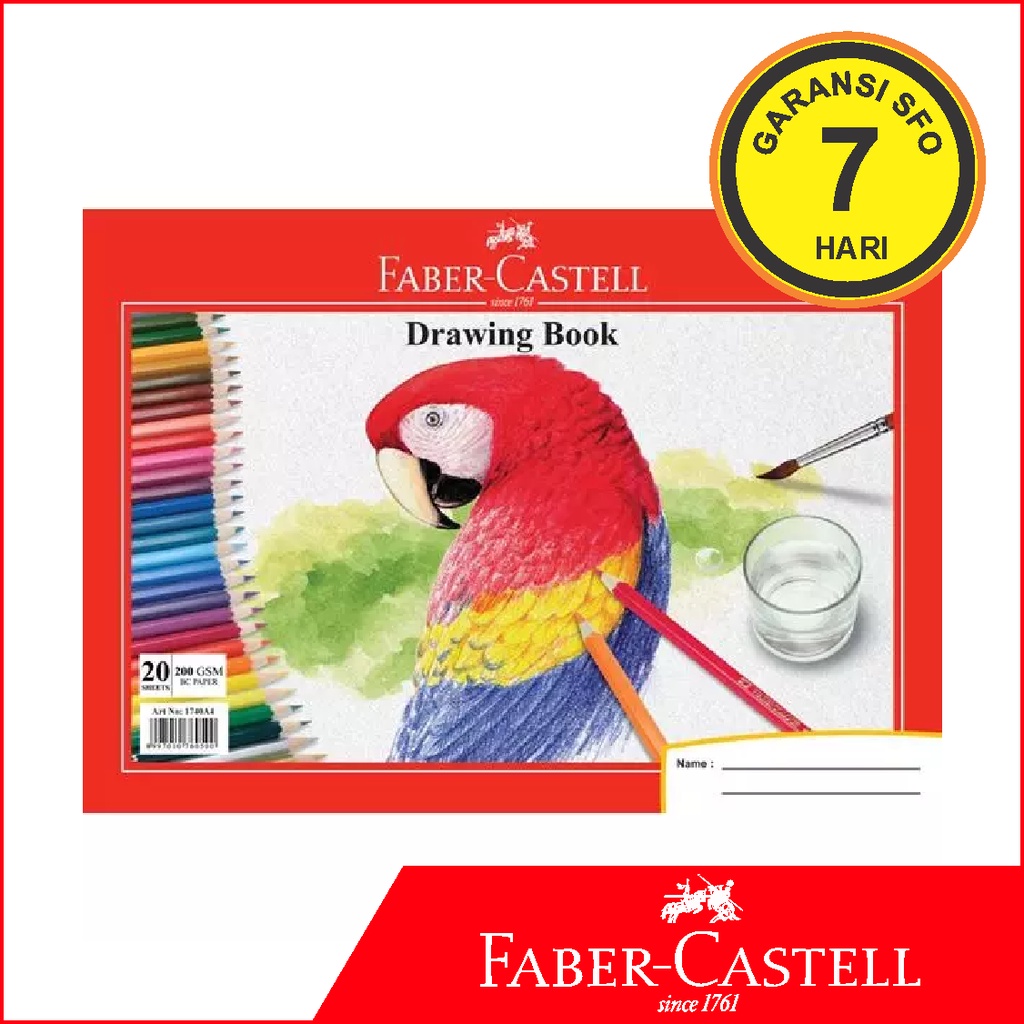 

Buku Gambar A4 Faber Castell 20 lembar - SFO Semarang Official