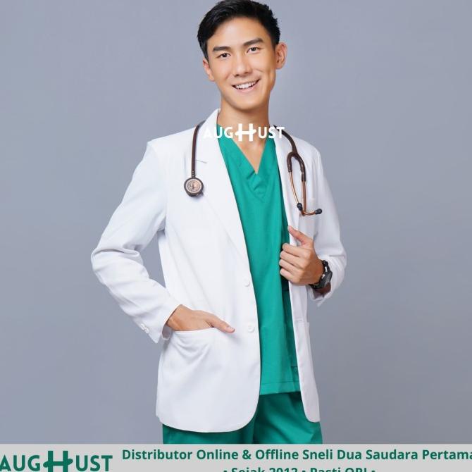 JAS DOKTER PRIA LENGAN PANJANG DUA SAUDARA SNELI PRIA DUA SAUDARA
