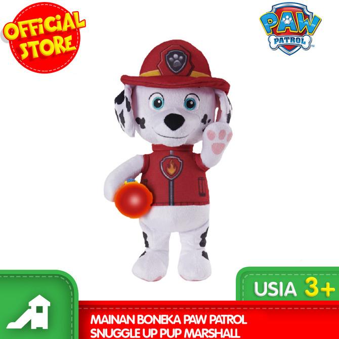 Spesial Mainan Paw Patrol Snuggle Up Pup Marshall