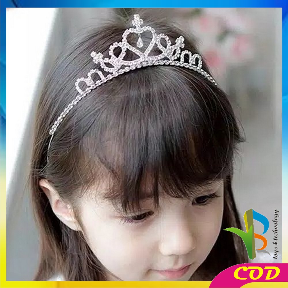 RB-K81 Mahkota Anak Perempuan Bando Mahkota Wanita Korea Fashion Bando Princess / Bandana Mahkota / Mahkota Ulang Tahun