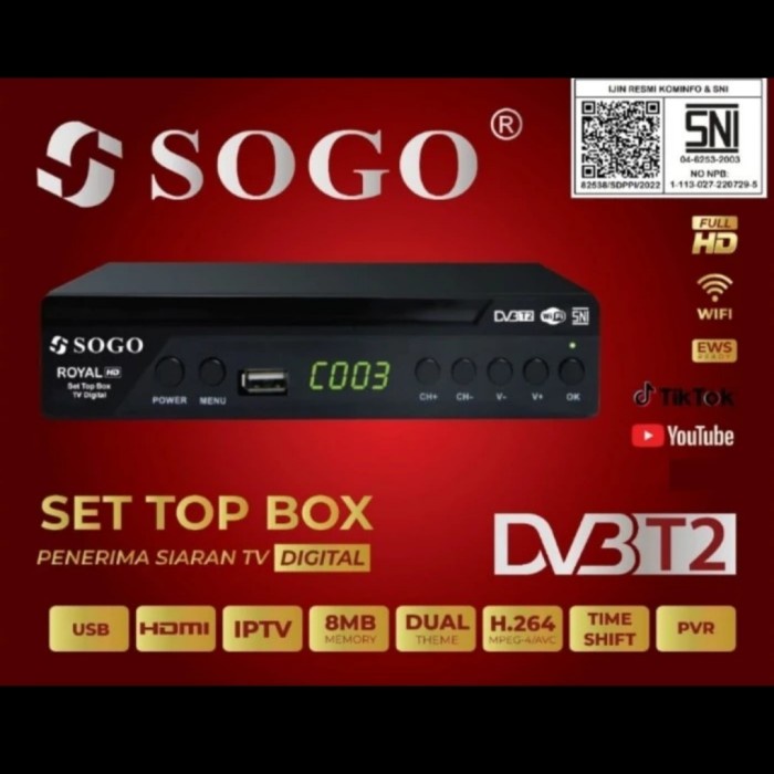 TERLARIS set top box tv digital /SET TOP BOX TV DIGITAL/SET TOP BOX MATRIX/SET TOP BOX TV TABUNG/SET