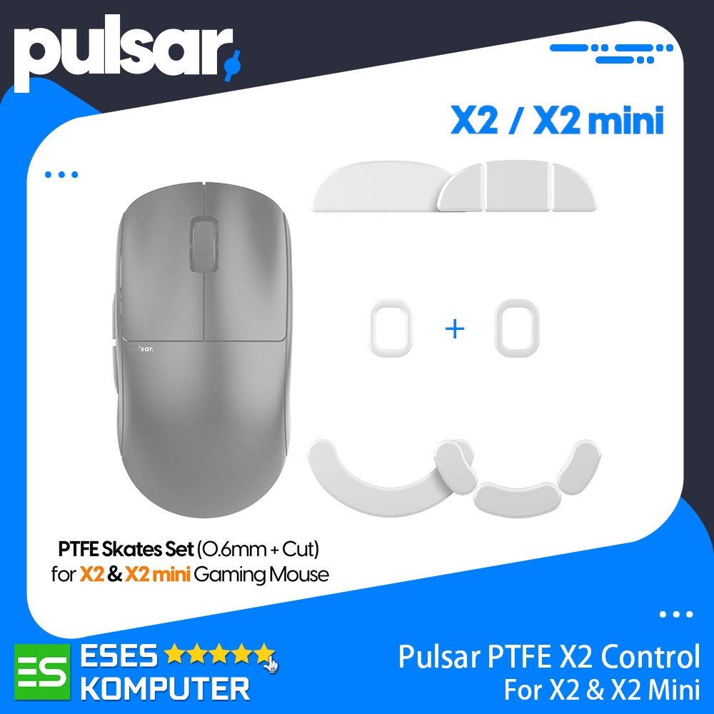 Pulsar PTFE Skates CONTROL for X2 &amp; X2 Mini Wireless