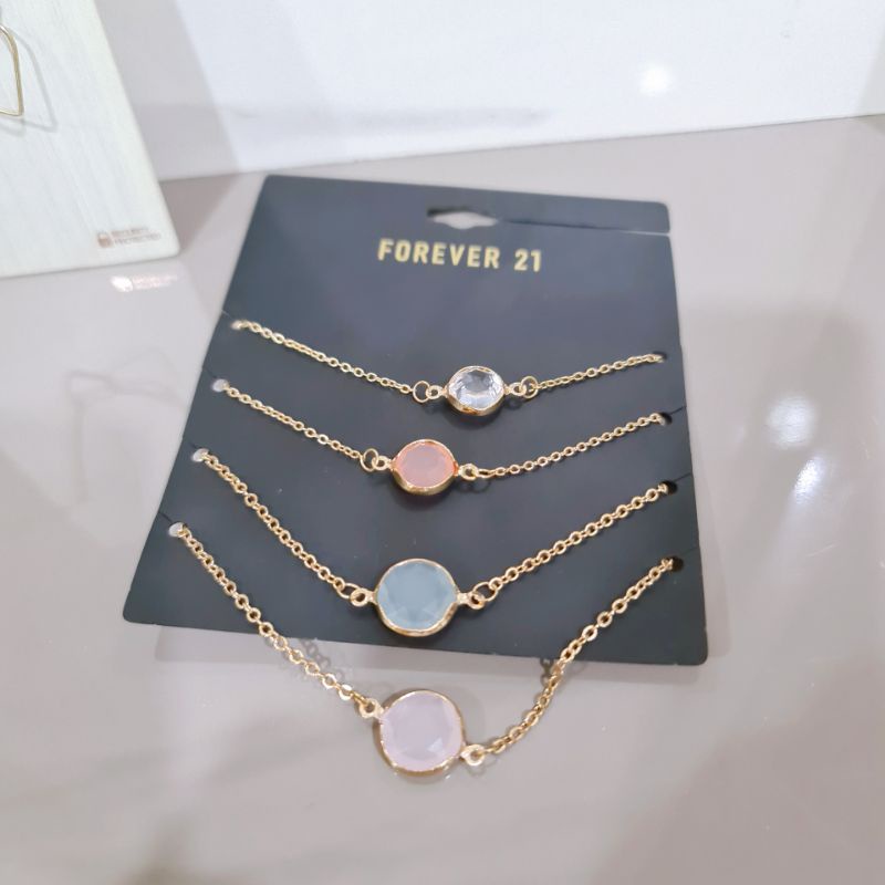 Gelang Forever 21 kalung Topshop necklace branded Bracelet aksesoris