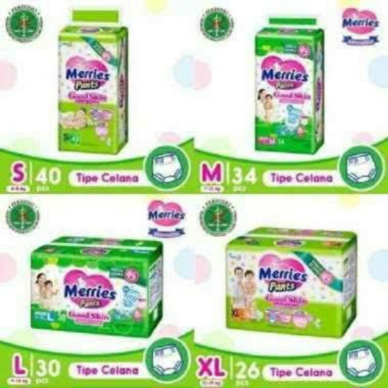 MERRIES Jumbo M50/L44/XL38