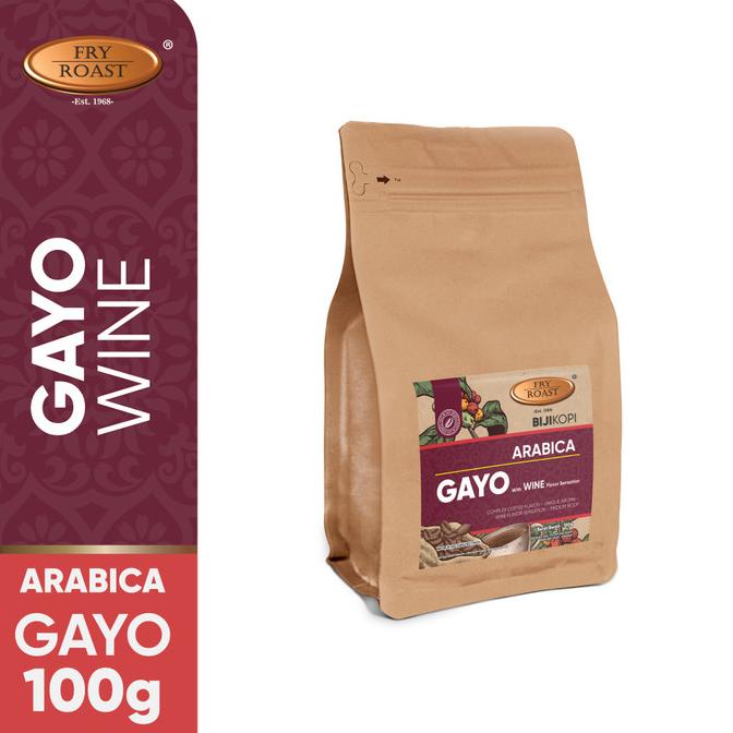 

[BISA COD] KOPI ARABICA GAYO NATURAL WINE PROCESS 100 GR BIJI/BUBUK