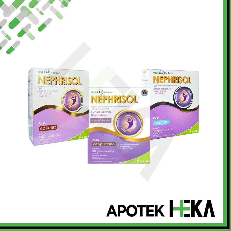 

[PRODUK B7VCM] Nephrisol Vanila/Cappucino 201 gram - Pasien Ginjal Pradialisis MB0