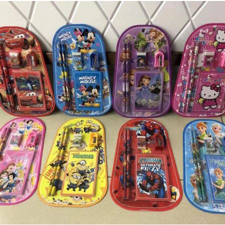 Alat Tulis Paket 8829 UNIK BERGAMBAR A046