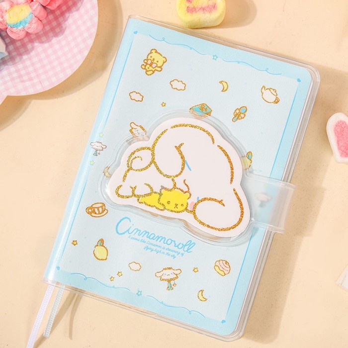 

Pad Binder Notebook Buku Notes Notepad A5 Sanrio Cinnamoroll Pompompurin