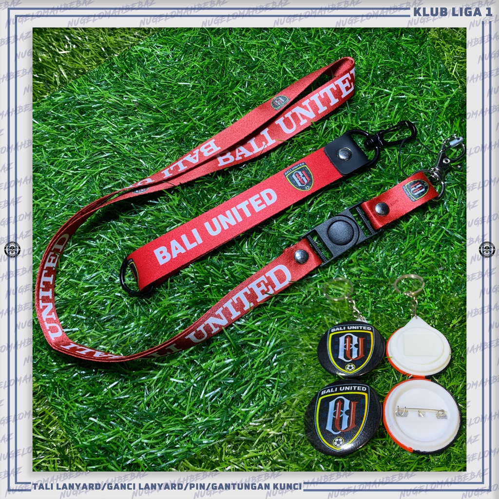 

TALI LANYARD/GANCI/PIN/GANTUNGAN KUNCI/HP/KLUB LIGA 1 - BALI UNITED