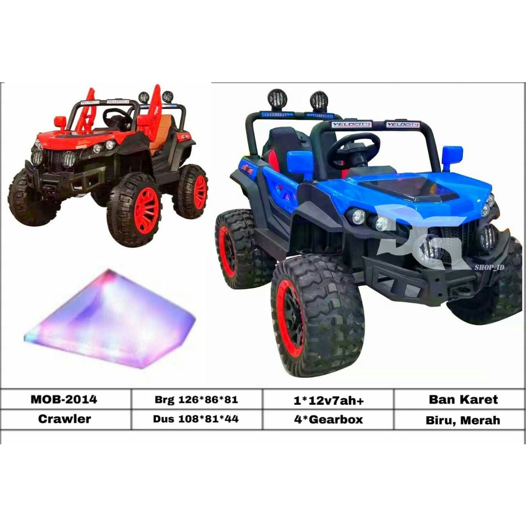 Mainan anak mobil aki Jeep Crawler (MOB-2014)