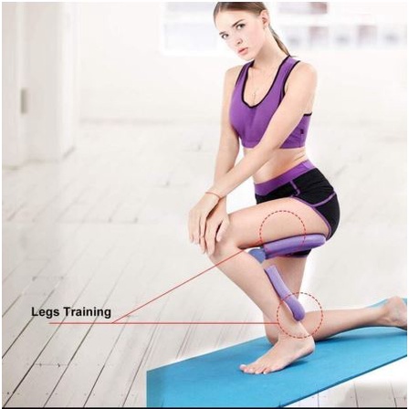 Alat GYM Fitness Magic Yoga Ring Bantu Latihan Otot Lengan Kaki A012