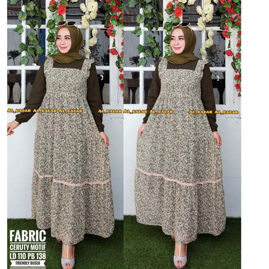 ←✻ [BISA COD]GAMIS CERUTY BABYDOLL MOTIF BUNGA REMPEL V DADA, DRESS CERUTY BABYDOLL MODEL TERBARU, G