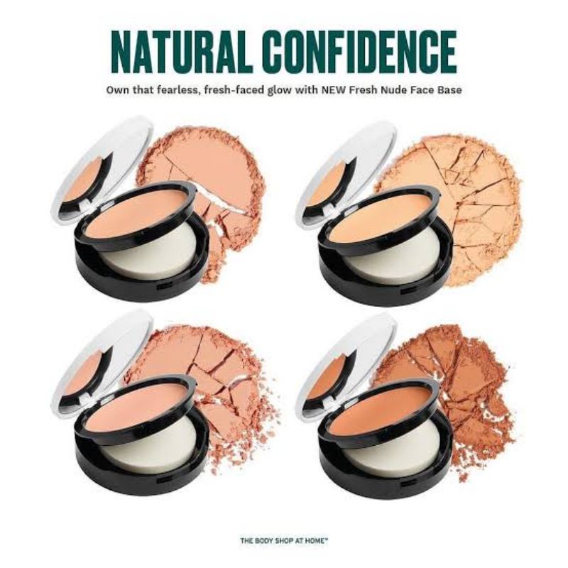 THE BODY SHOP FRESH NUDE FACE BASE POWDER FOUNDATION 9 G