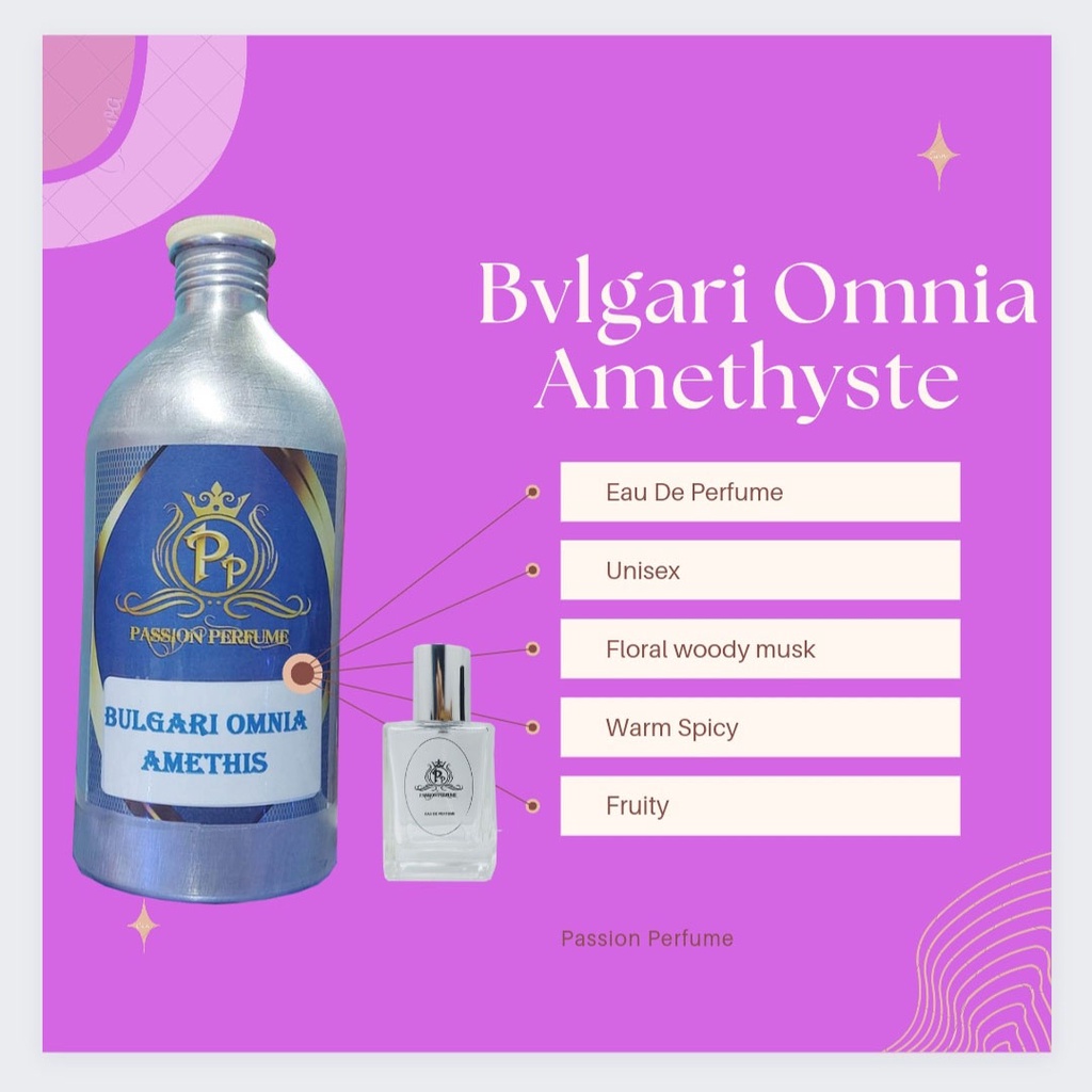 Parfum Aroma Bulgary Omnia Amethis by PASSION PERFUME 35 ML