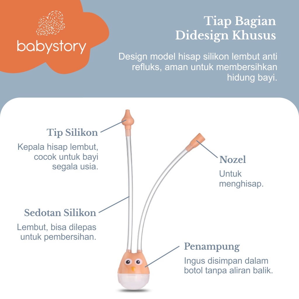 Nasal aspirator Sedotan ingus alat hisap ingus  alat penyedot ingus penyedot ingus bayi