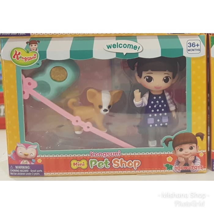 Boneka Mini Kongsuni Bakery Convenience Pet Stationery Shop Korea Doll #Original