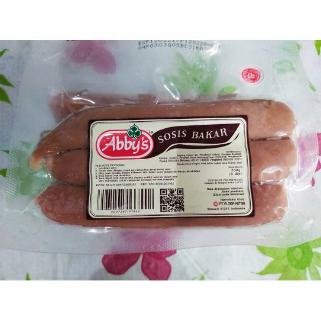 Abby's Sosis Bakar isi 6 Pcs 500Gr