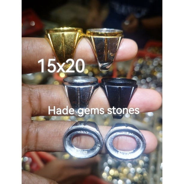 ring emban titanium super kualitas dim 15x20