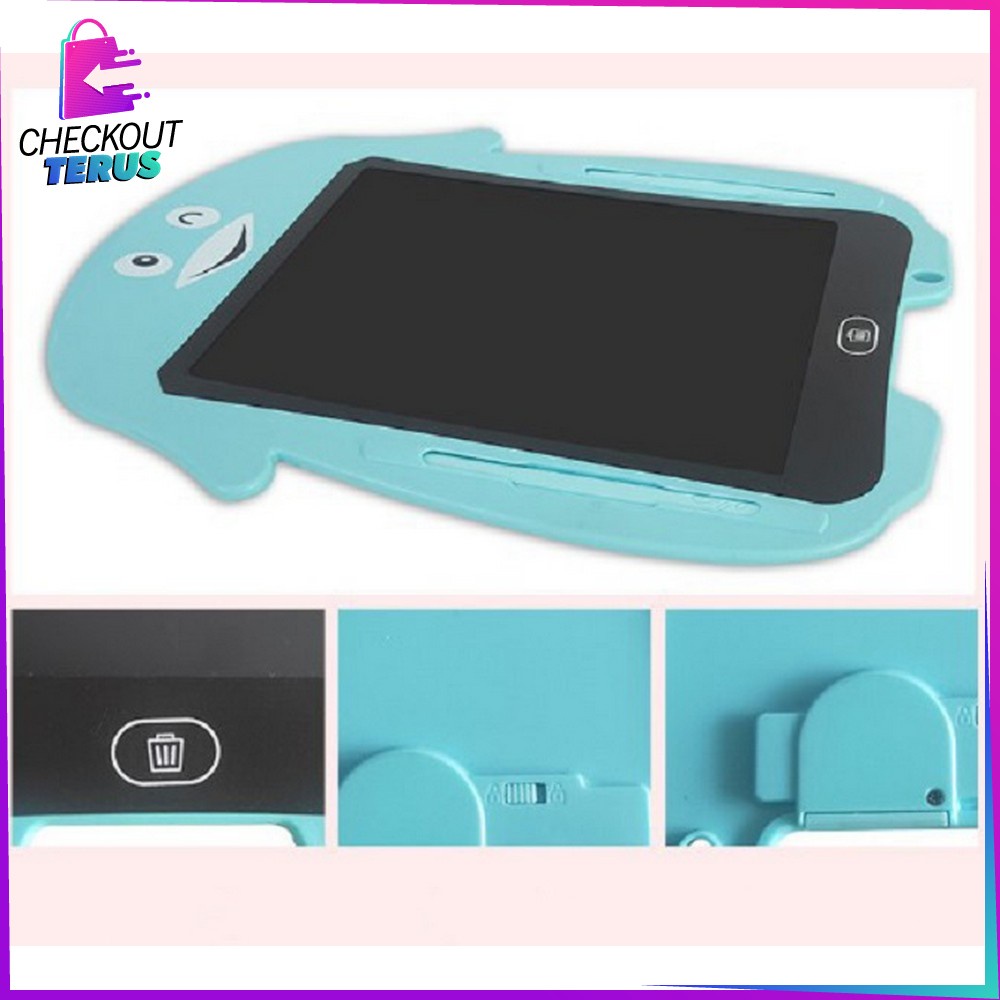 CT M36 Mainan LCD Menulis Menggambar Ukuran 8.5 inch Mainan Edukasi Papan Tulis Karakter Anak Writing Drawing Tablet Board Kids