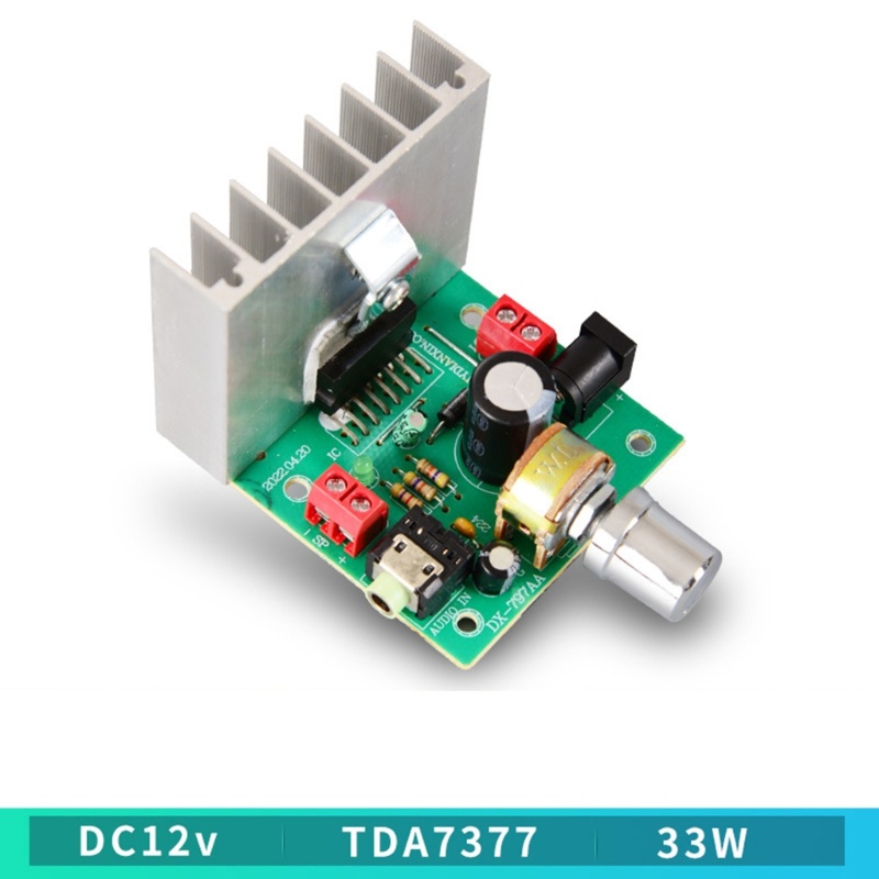 Zzz 33W+33W TDA7377 Stereo Amplifier Power Board Dual Channel DC12V Assembed