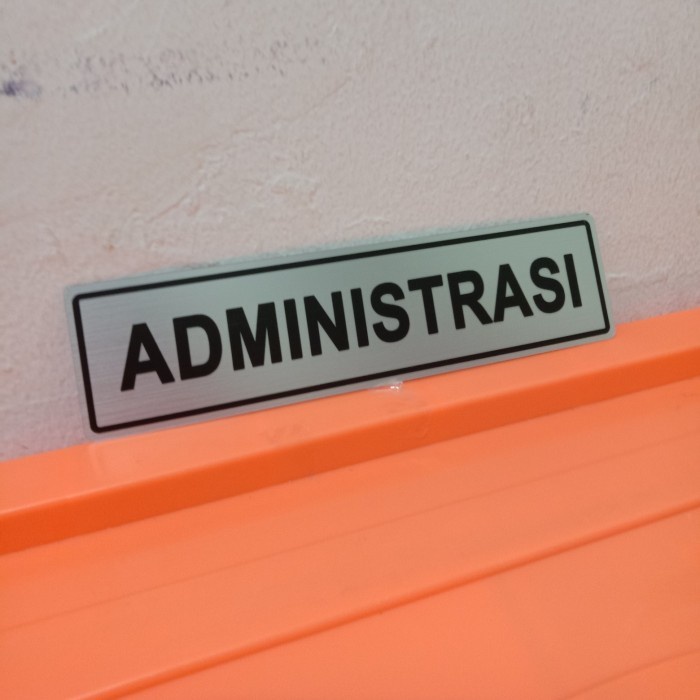 

LABEL K3 RAMBU ADMINISTRASI UKURAN 4X18CM