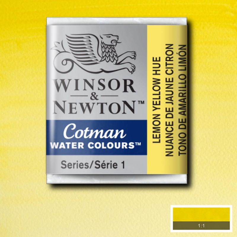 

COTMAN WATERCOLOUR HALF PAN LEMON YELLOW HUE WINSOR & NEWTON