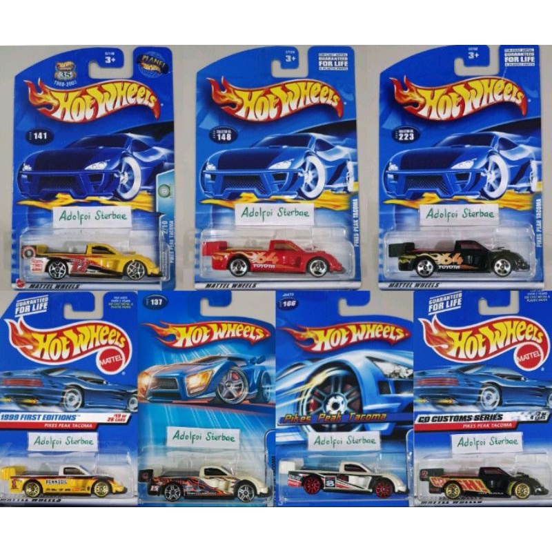 hotwheels hot wheels pikes peak tacoma alt terrain 1999 first editions cd customs series cd rom 64 t