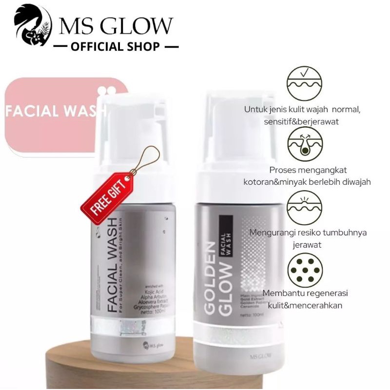 MS Glow Men Facial Wash 100ml